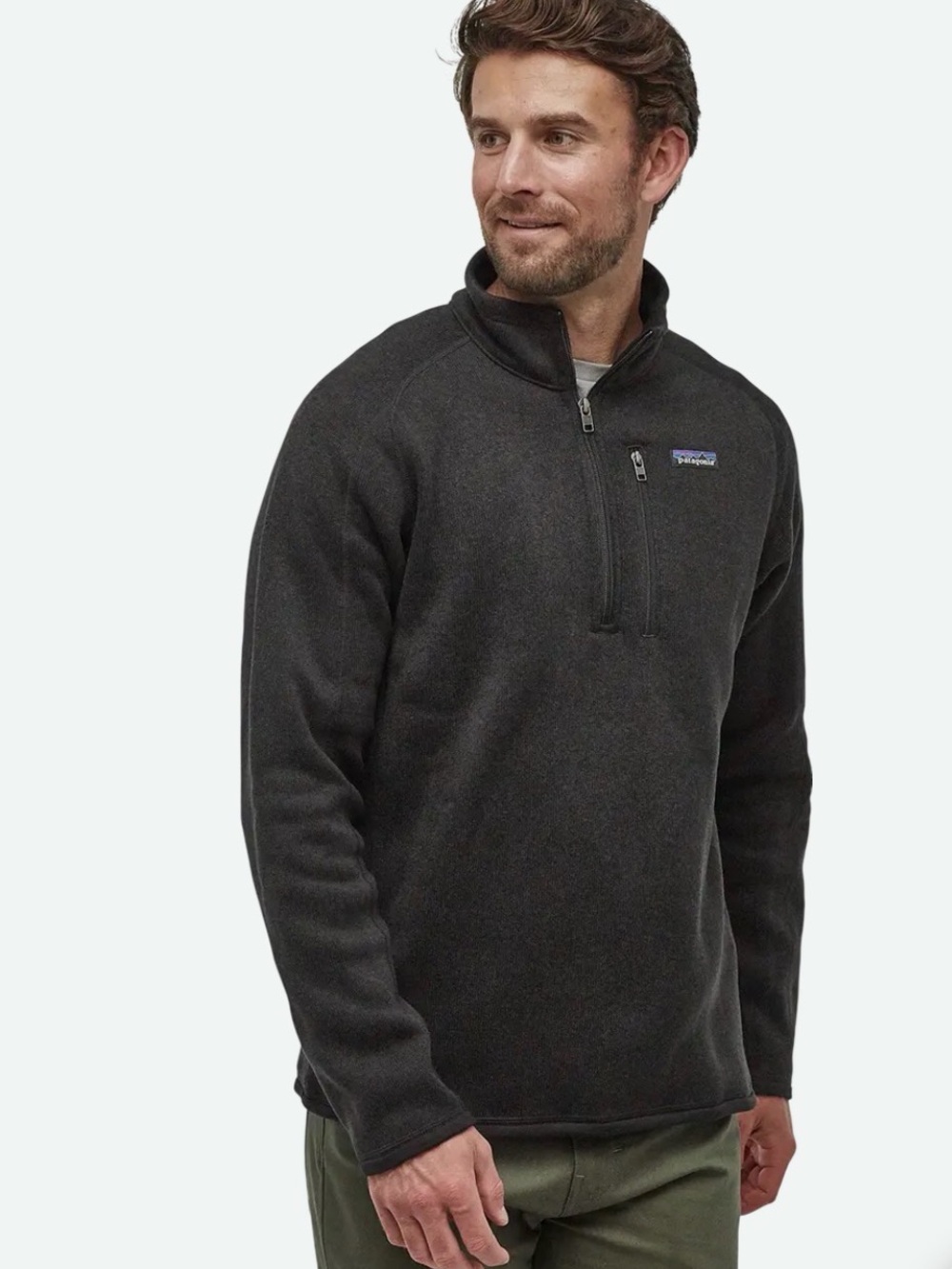 Patagonia Better Sweater Quarter Zip - Men's Black